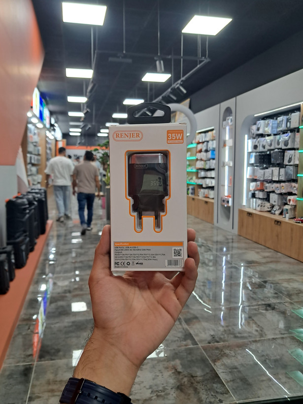اداپتور فست شارژ 35 وات رنجر مدل Renjer-Rj-a2