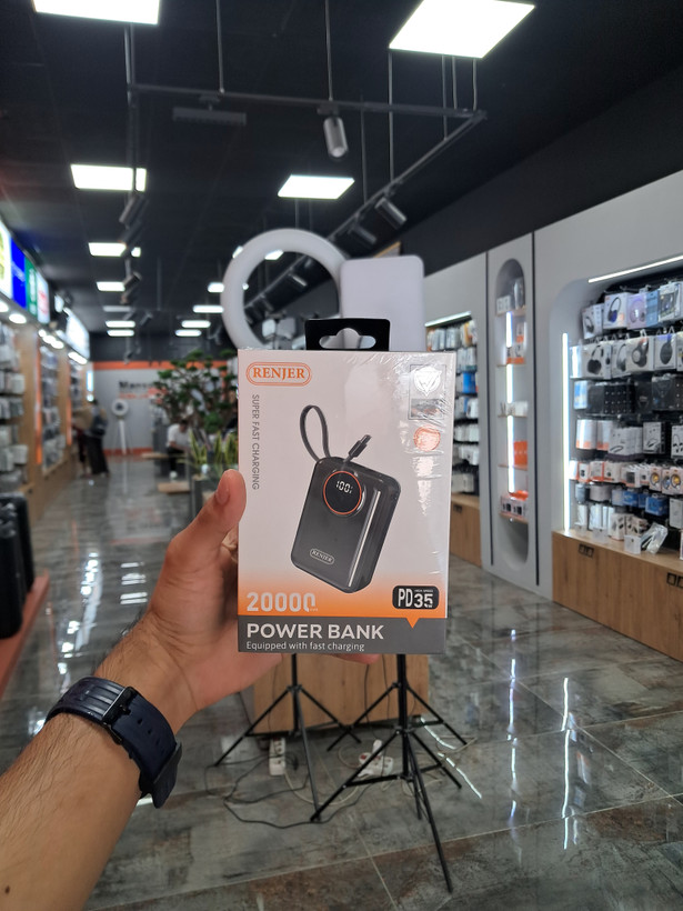پاوربانک فست شارژ 20000 رنجر مدل Renjer-p-235