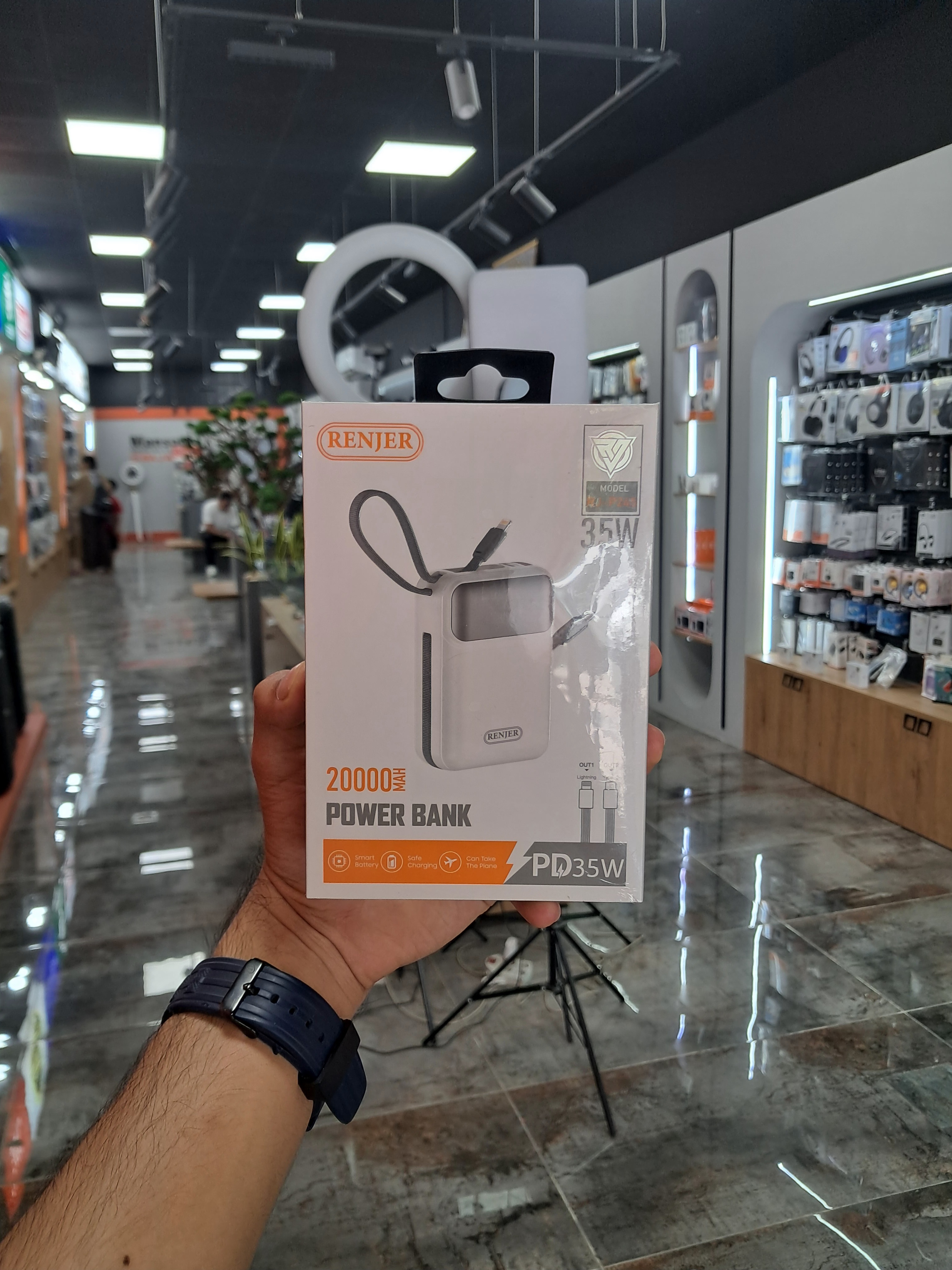 پاوربانک فست شارژ 20000 رنجر مدل Renjer-rj-p245