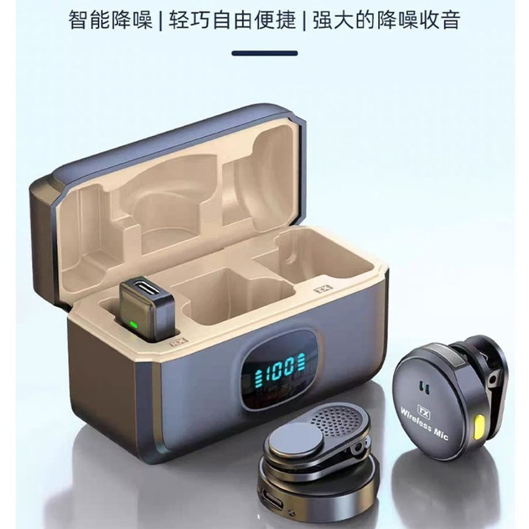 میکروفن یقه ای Wireless Microphone مدل Q8TC