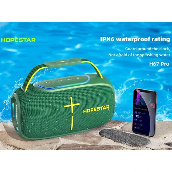 اسپیکر بلوتوثی قابل حمل هوپ استار مدل Hopestar -H67pro